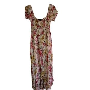 NWT LULUS Maxi Dress  Spring Floral Women's Large